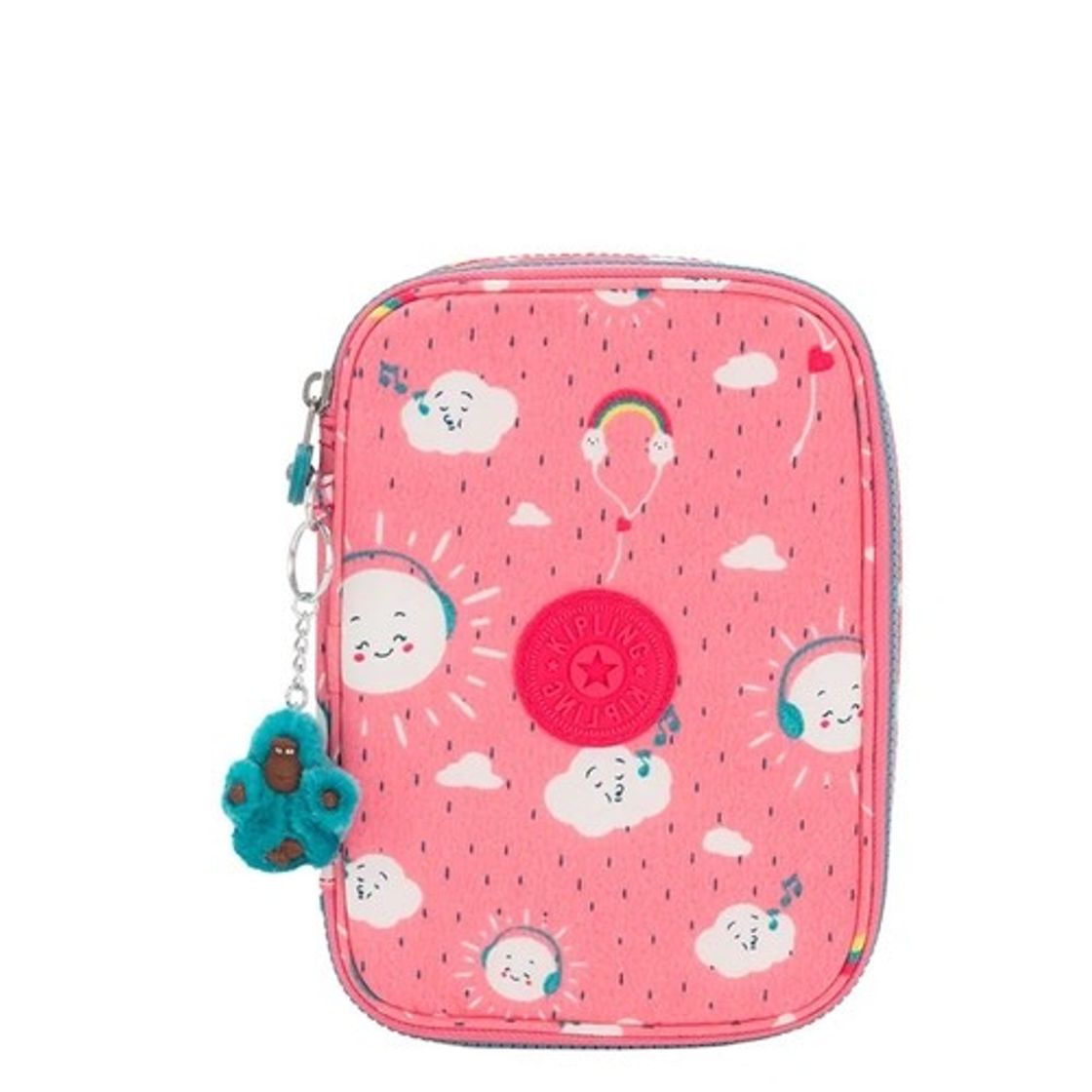 Moda Estojo Kipling 100 Pens Monkey Sound-Único