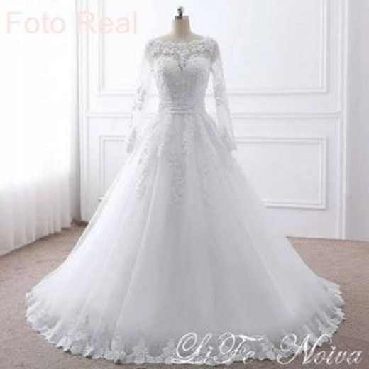Vestido de Noiva Luxo Lindo Casamento 