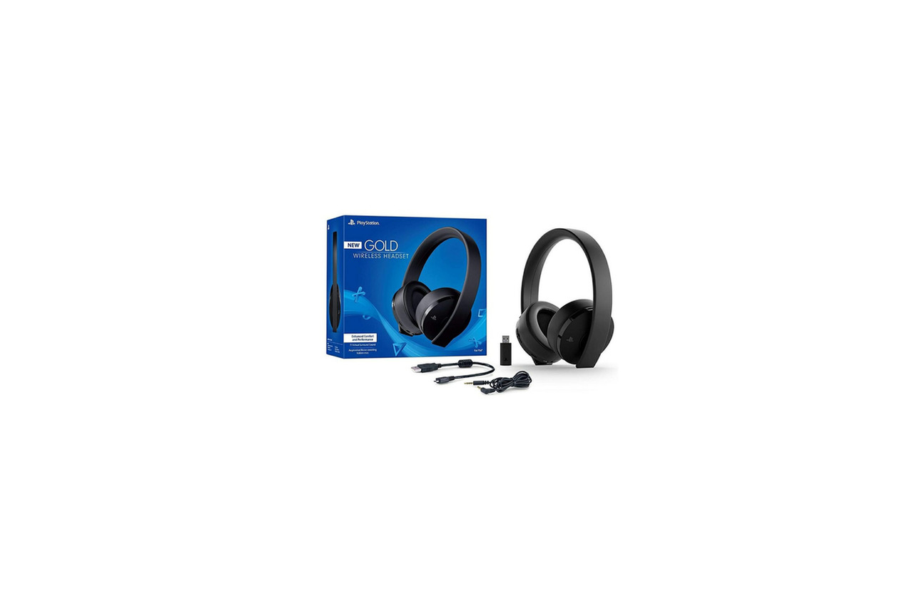 Products Playstation 4 Gold Wireless Headset