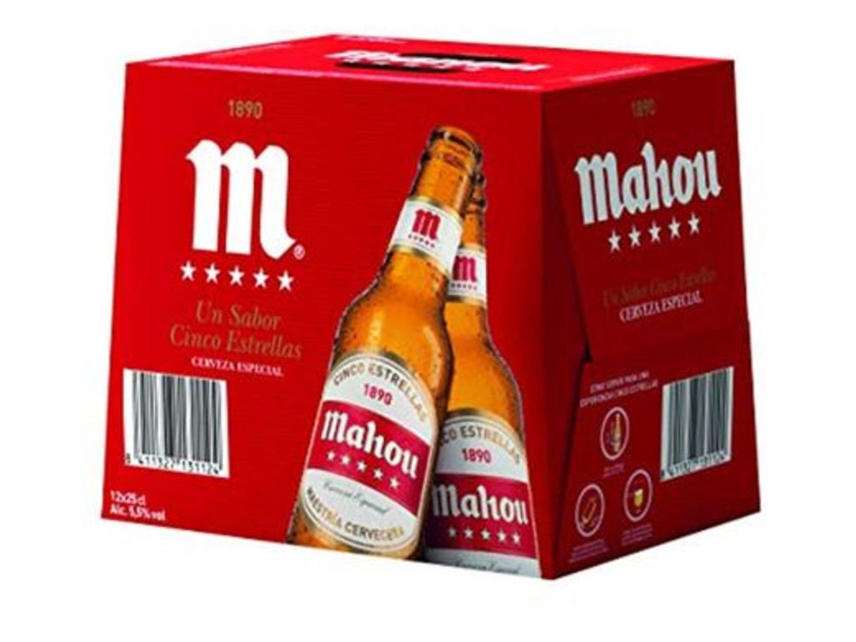 Product Mahou 5 Estrellas Cerveza Dorada Lager