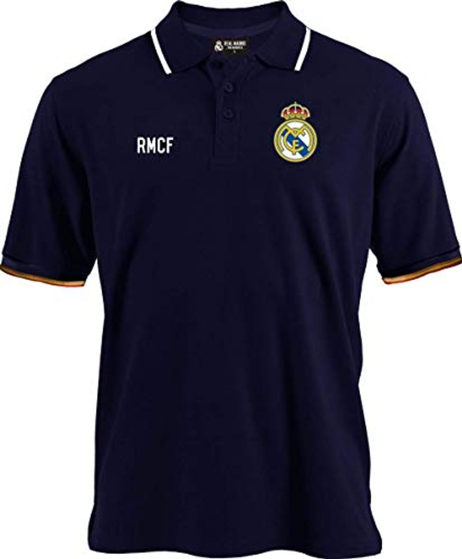 Fashion Real Madrid Polo C.F. Oficial para niño y hombre, azul marino 2018-2019