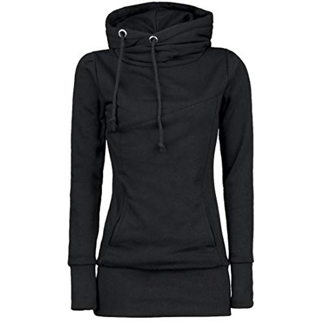 Fashion OverDose mujer De La Manera Floja Pullover Camiseta Blusa De Manga Larga Sudadera con Capucha Superior Tops Clearance