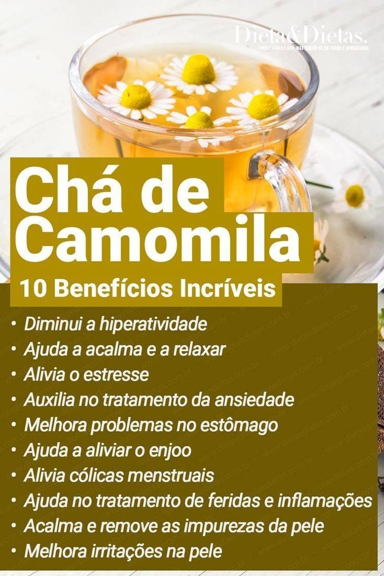 Moda Chá de camomila