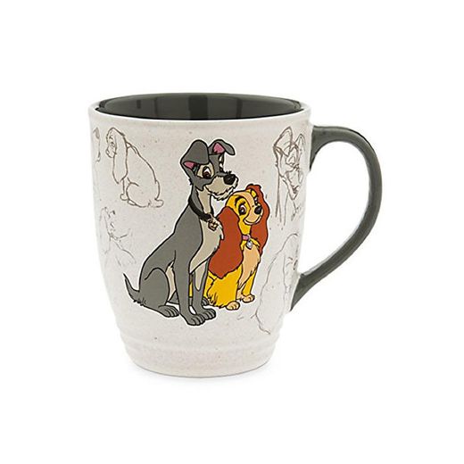 Disney Store Lady and the Tramp Classic Coffee Mug Cup by Disney