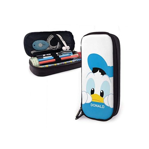 ZhaXiPingCuo Estuche Donald Big Capacity Pencil Bag Makeup Pen Pouch Stationery with