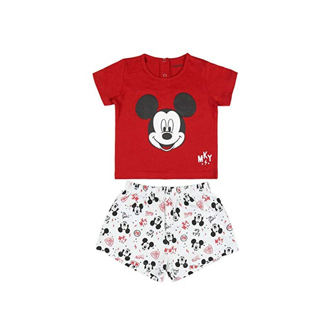 Social Cerdá Pijama Bebe 18 Meses de Mickey Mouse-Camiseta