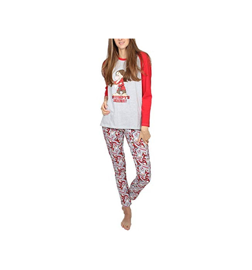 Moda Disney Pijama Manga Larga Grumpy para Mujer