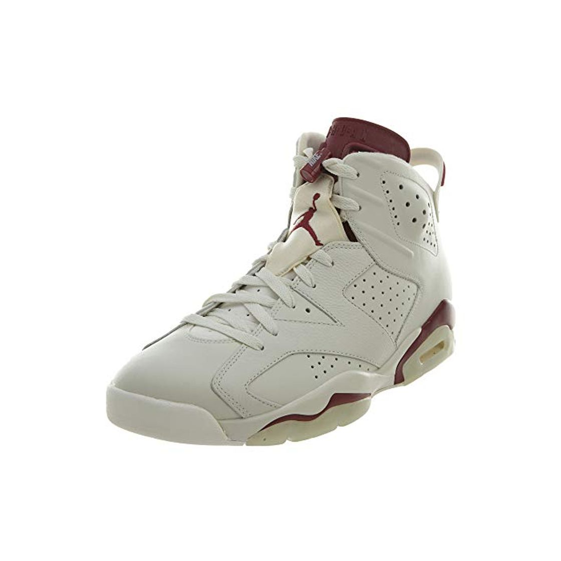 Moda Nike Air Jordan 6 Retro, Zapatillas de Deporte para Hombre, Blanco/Rojo