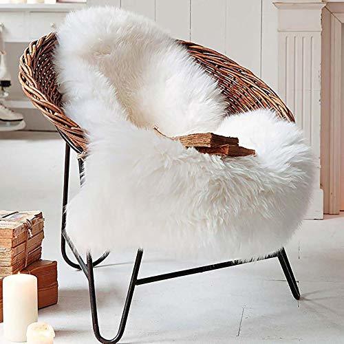 Lugar Warmiehomy Faux Fur Sheepskin Rug 60 x 90 cm Faux Fleece Fluffy