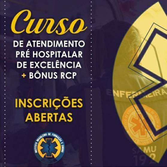 Moda CURSO DE ATENDIMENTO PRÉ-HOSPITALAR 👩‍⚕️