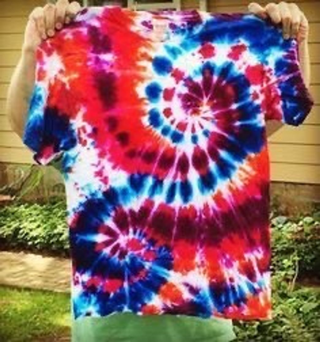 Fashion Camiseta Tie Dye