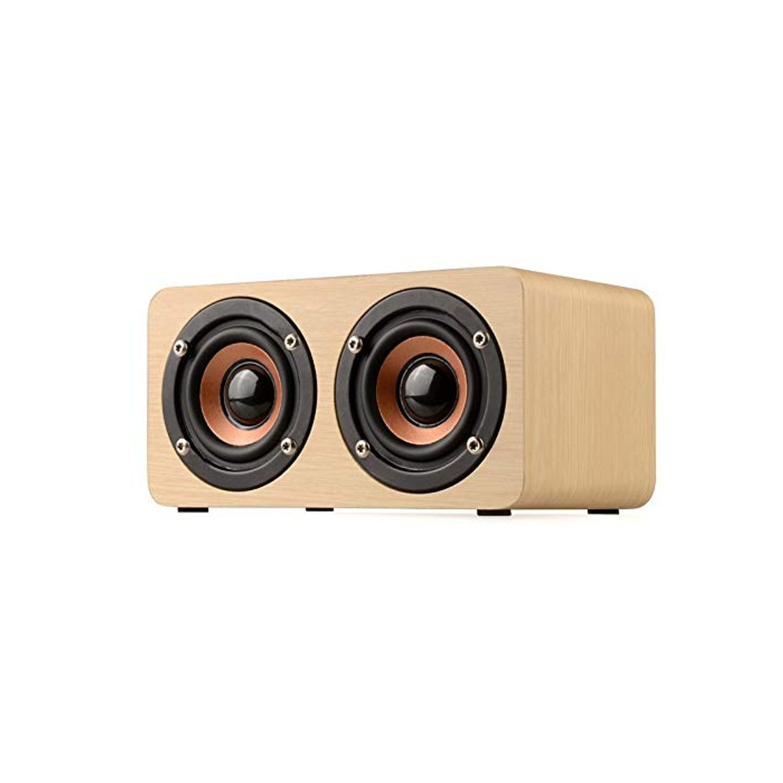 Product Altavoz Bluetooth Inalámbrico De Madera Portátil HiFi Shock Bass Altavoz TF Caixa De Som Soundbar