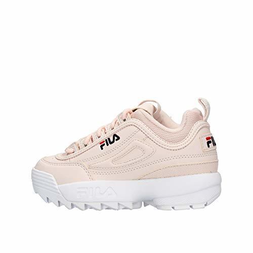 Fashion FILA Disruptor Kids Zapatillas de niña Rosa en Piel Rosa 1010567.71Y