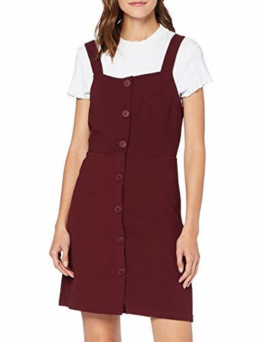 Producto New Look ELE Crepe Fitted BTN Pinny Vestido, Morado