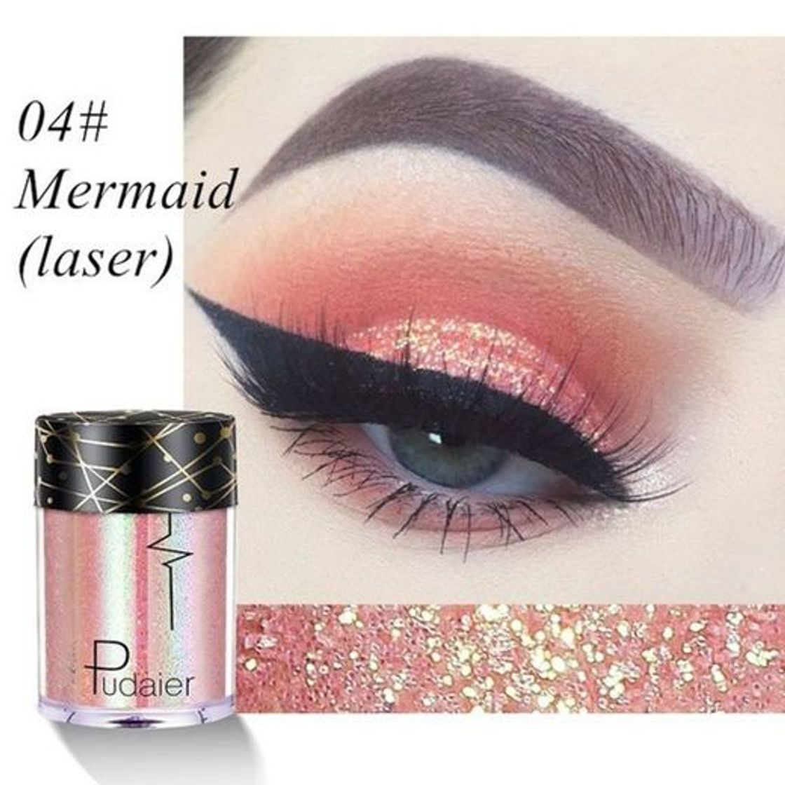 Producto 12 Colors Holographic Sequins Glitter Shimmer Diamond Eye Sh