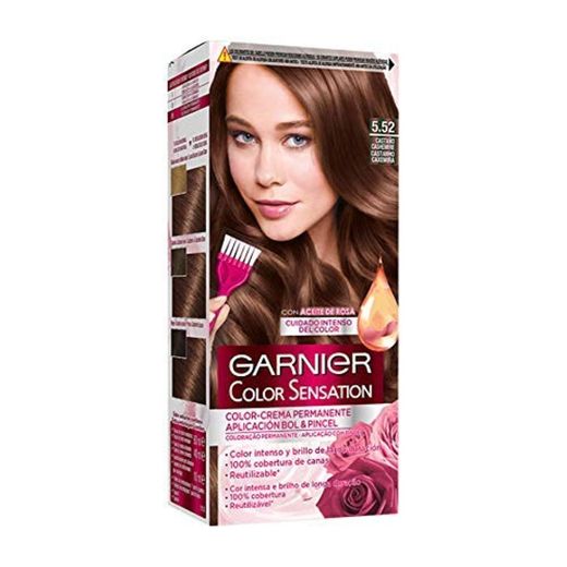 Garnier Color Sensation coloración permanente e intensa reutilizable con bol y pincel