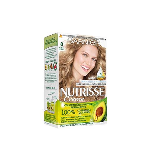 Garnier Nutrisse Creme coloración permanente con mascarilla nutritiva de cuatro aceites