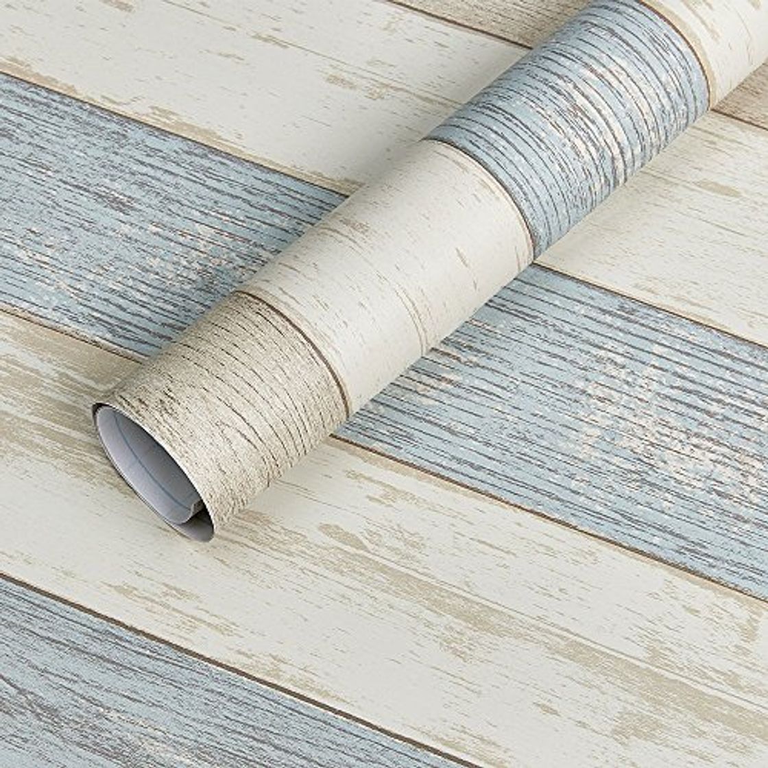 Social Homein Vinilos para Muebles Raya Azul, Papel Pintado Autoadhesivo, Vinilos Cocina