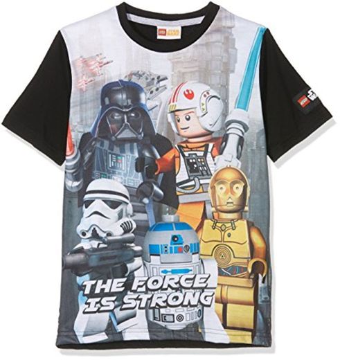 Star Wars The Force Sudadera, Negro/Multicolor, 6-7 años