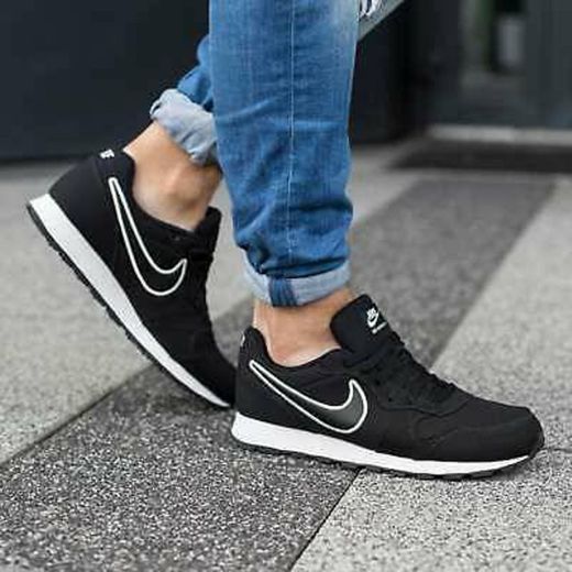 Nike Md Runner 2 - Zapatillas de correr para Hombre, Negro