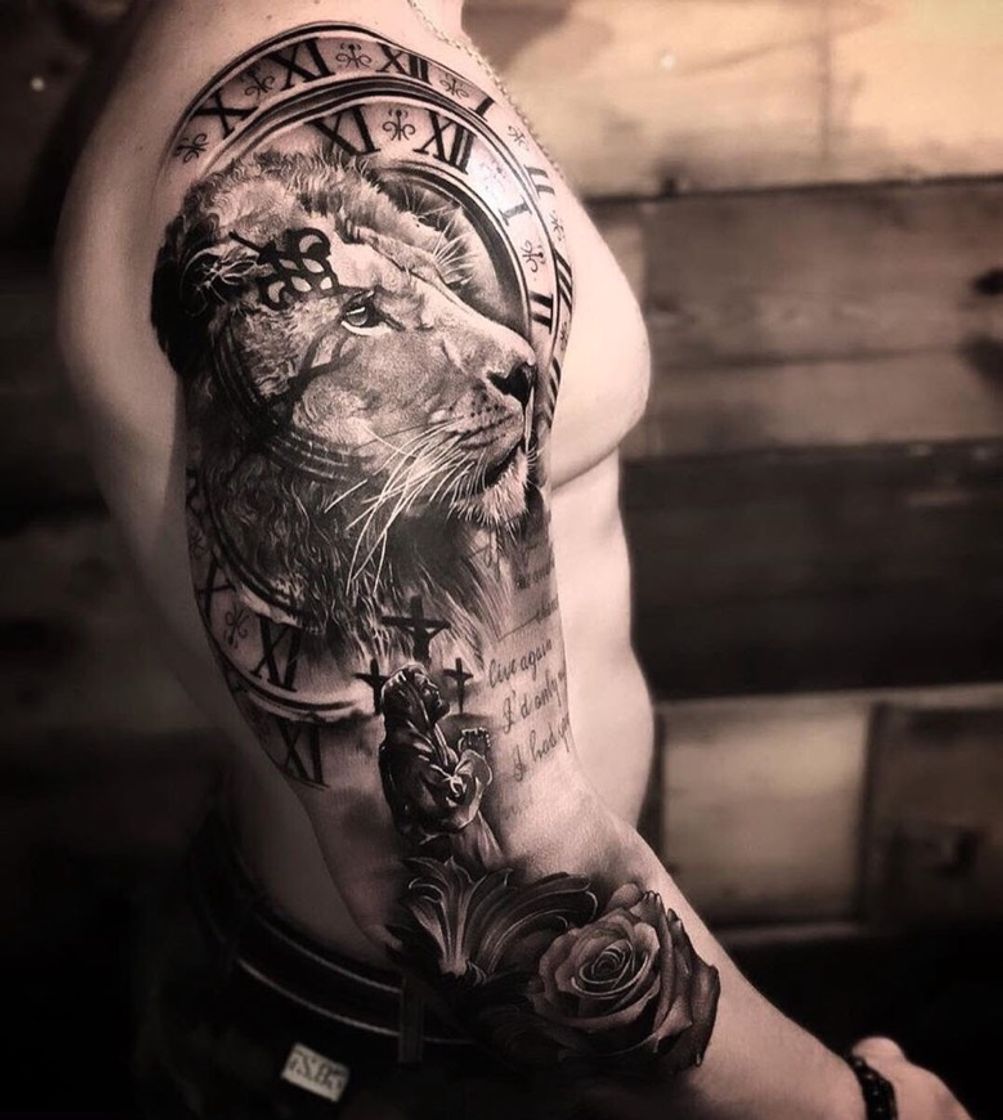 Fashion Tattoo masculina 