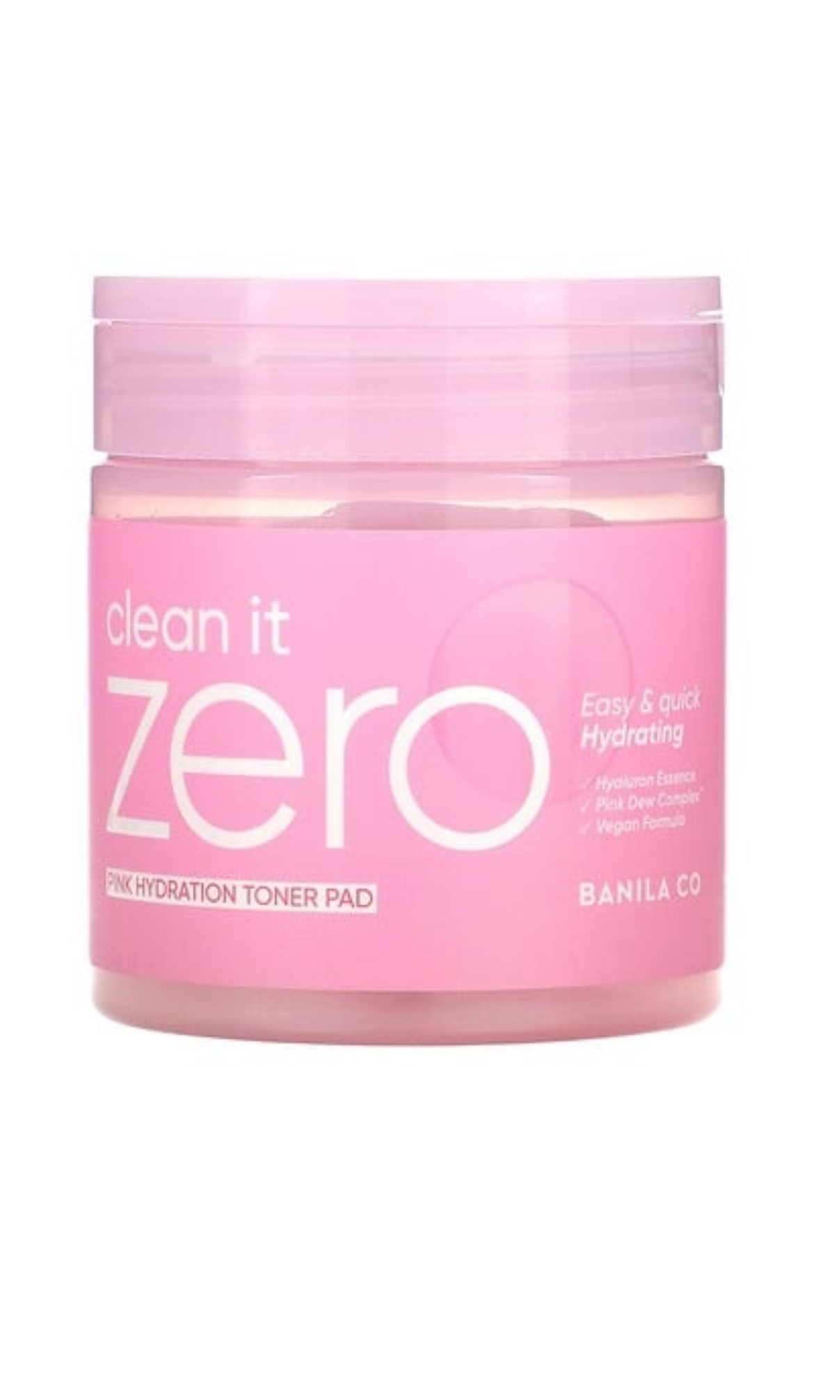 Social BANILA CO - Clean It Zero Pink Hydration Toner Pad