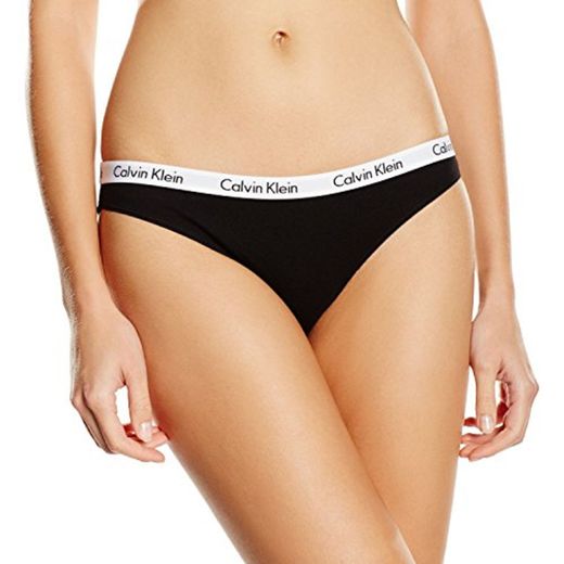 Calvin Klein Carousel-Bikini Sujetador, Negro