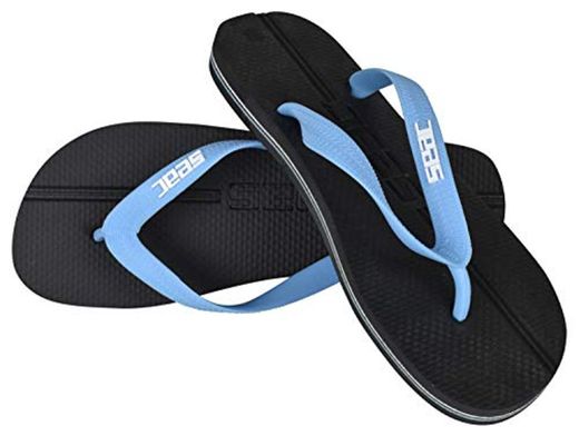 SEAC Maui, Chanclas de Goma Antideslizante de Grosor diferenciado, Flip Flop, Unisex