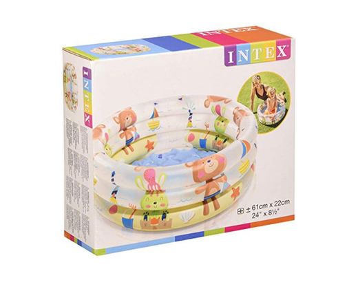 Intex 57106NP - Piscina hinchable colores con base hinchable 61 x 22