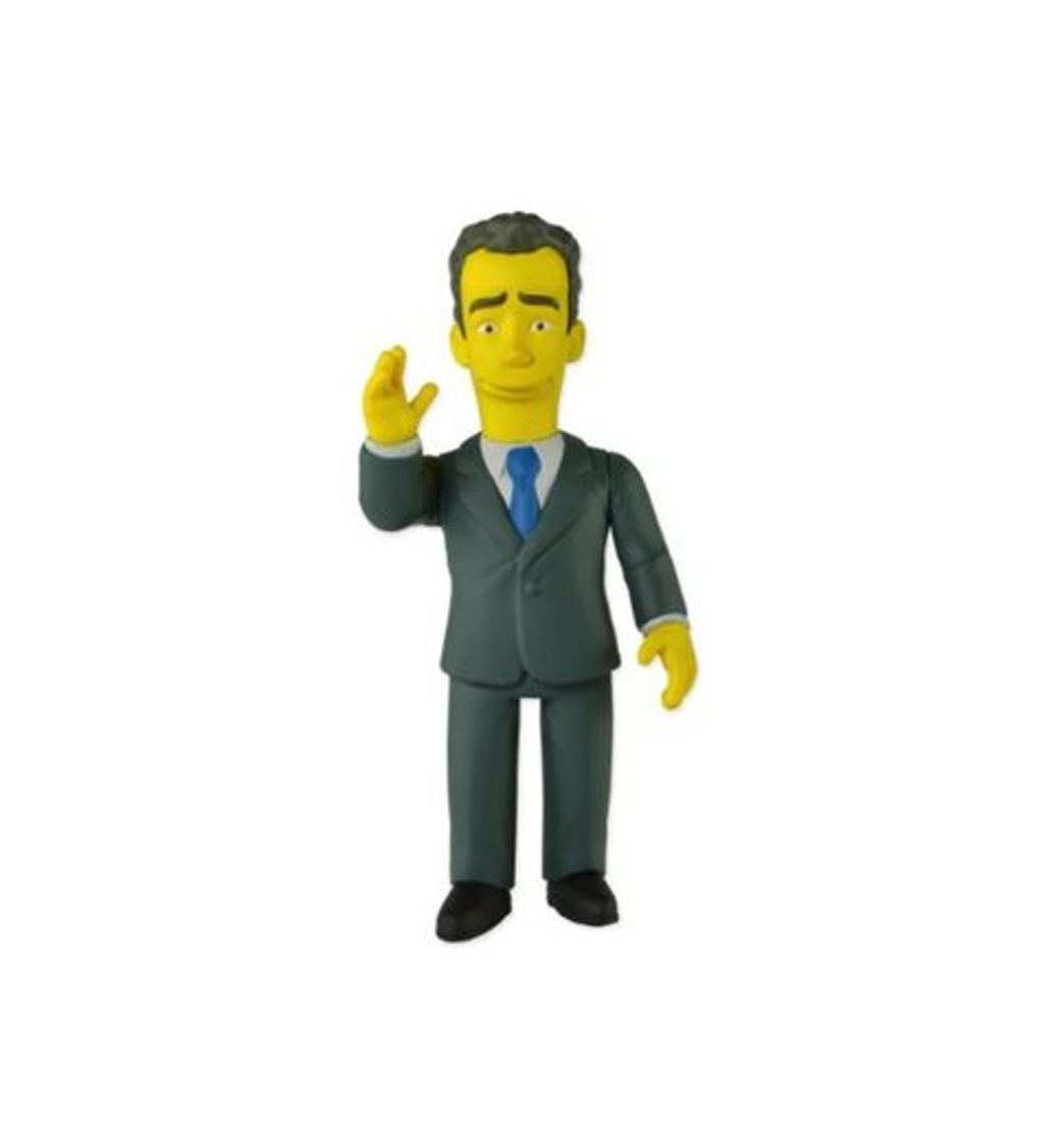 Social NECA- Figura de acción, Color Gris/Amarillo, 12,5 cm