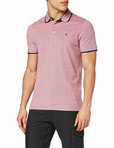 Social JACK & JONES Jjepaulos Polo SS Noos, Rojo