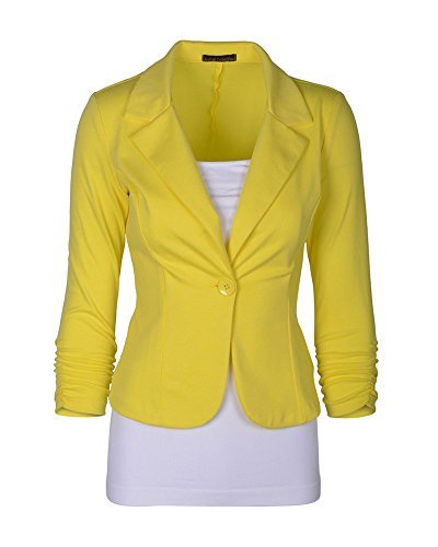 Product Chaqueta de Traje para Mujer Estilo Ajustado y Casual Un Solo Pecho