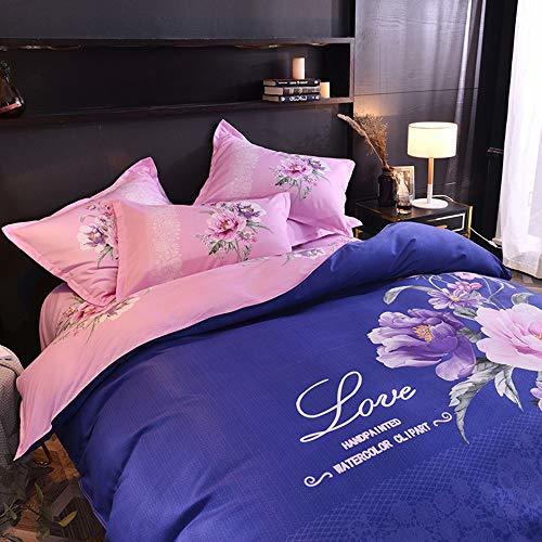 Home SUHUIHUANG Juego De Ropa De Cama para El Hogar De Cuatro Colchas