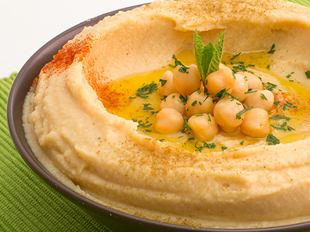 Producto Receta de Humus de garbanzos