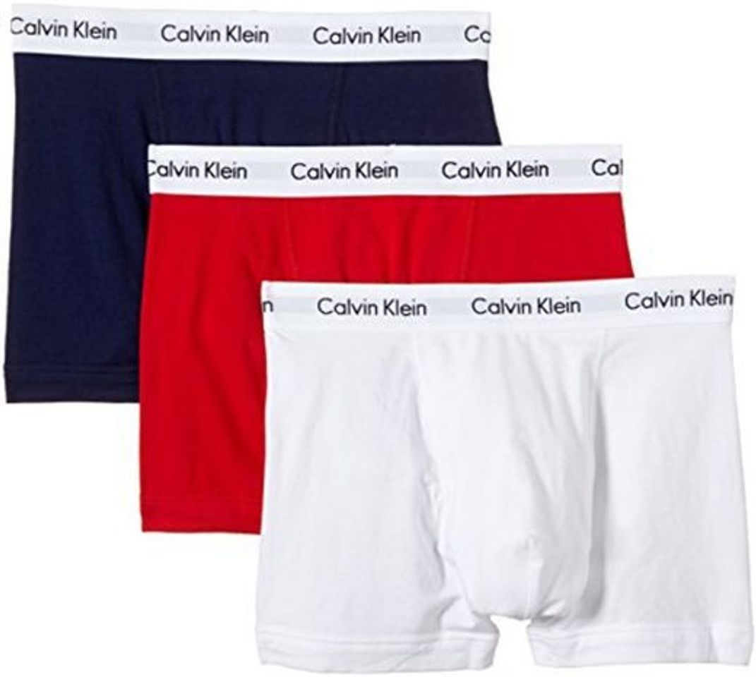 Social Calvin Klein Hombre - Pack de 3 bóxers de tiro medio -