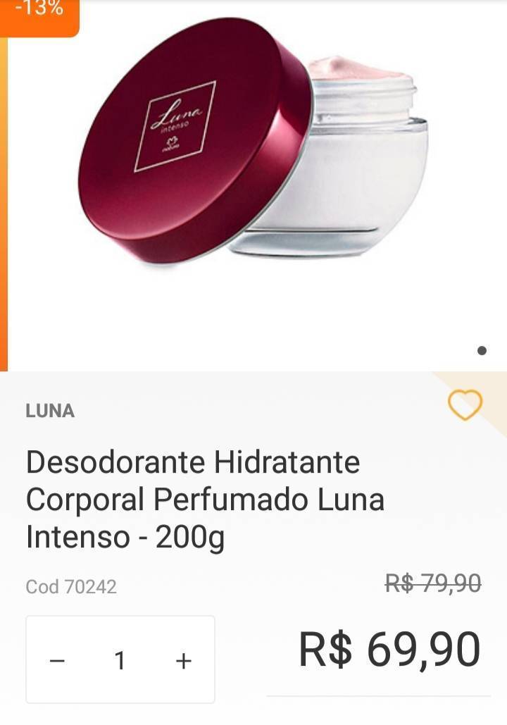 Product Hidratante Luna 