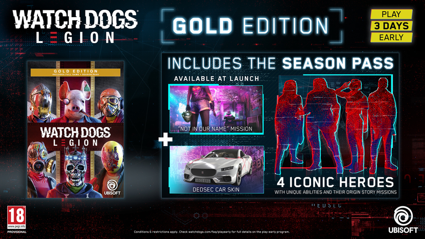 Fashion Watch Dogs Legion - Edição Padrão - PlayStation 4