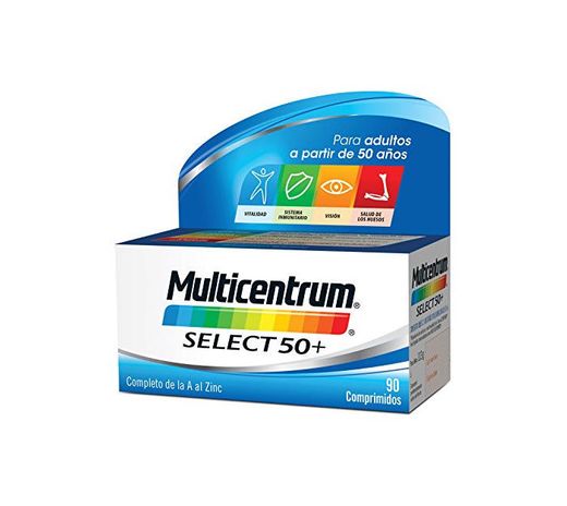 Multicentrum Adulto 50+ Complemento Alimenticio con 13 Vitaminas y 11 Minerales