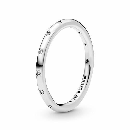 Producto Pandora para Mujer-Anillo gotitas 925 Plata Blanco Zirconia