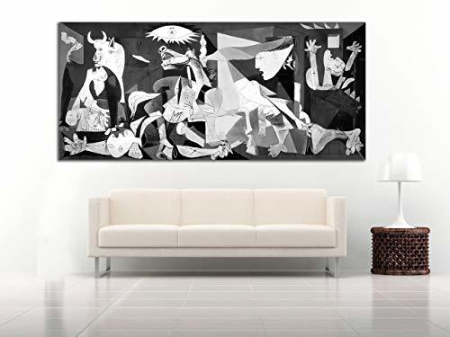 Productos Cuadro Lienzo el Guernica de Picasso - 80x36 cm - Lienzo de