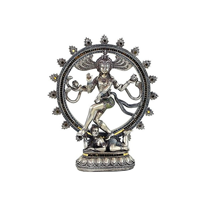 Producto Estatua de Shiva Nataraj cm 34 Señor de la danza de polirresina 1280 gr.