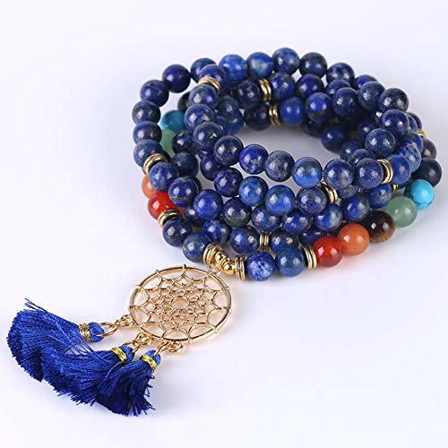 Product DUOJINZ Japamala 108 Mala Beads 8 Mm Pulsera De Piedra Natural Dream