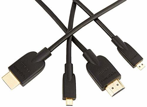 Lugar AmazonBasics - Cable adaptador Micro HDMI a HDMI - 0,91