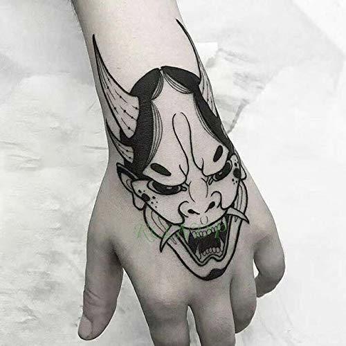 Product HXMAN 3 Unids Impermeable Tatuaje Temporal Pegatina Cráneo Cabeza Falsa Tatto Flash