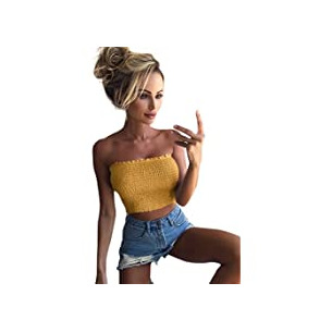 Producto Crop Tops Sexy Mujer Camisetas sin Mangas de Verano de Mujeres Blusas