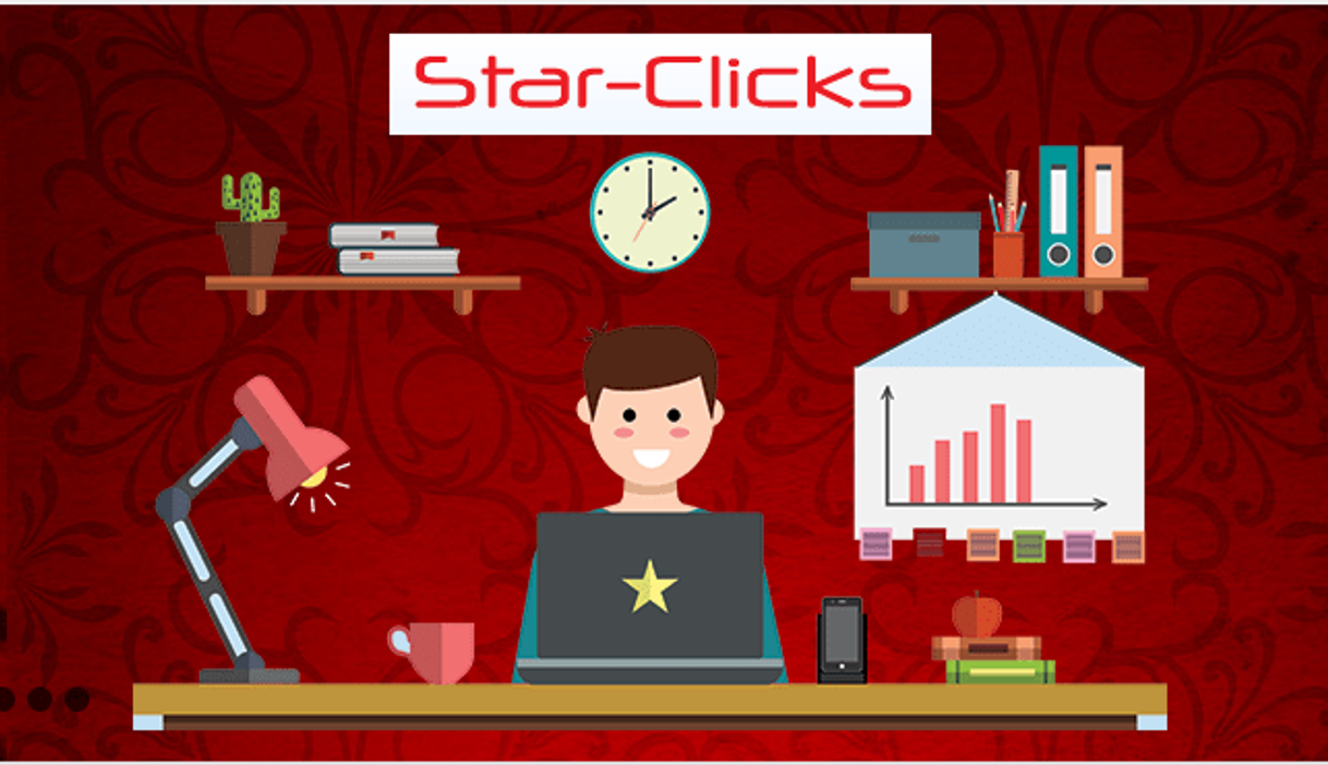 Aplicaciones Star Clicks. Gana dinero viendo anuncios