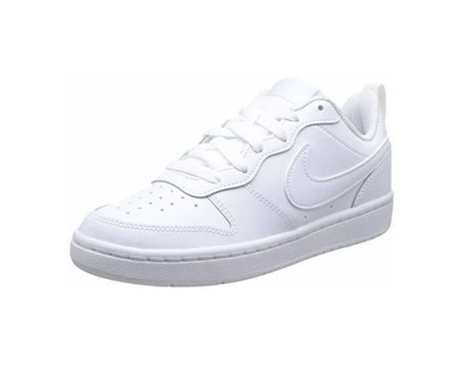 Nike Court Borough Low 2, Zapatillas de Baloncesto para Niños, Blanco