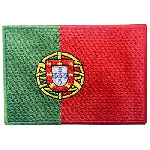 Home Bandera de Portugal Portugués Parche Bordado de Aplicación con Plancha