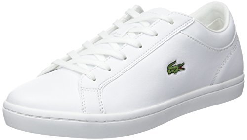 Moda Lacoste Straightset BL 1 SPW, Zapatillas para Mujer, Blanco