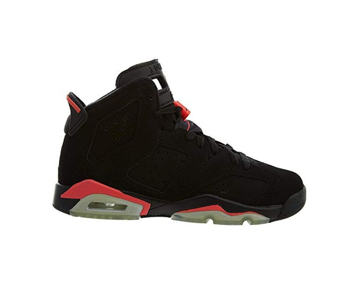 Fashion Nike Air Jordan 6 Retro BG, Zapatillas de Deporte para Niños, Negro/Rojo